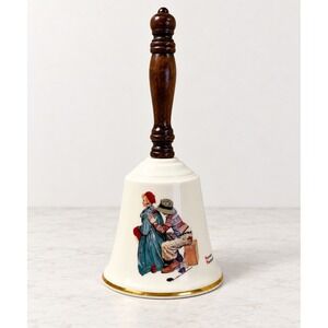 Gorham Norman Rockwell The Artist Bell 1987 Limited Edition Fine China 8.5"